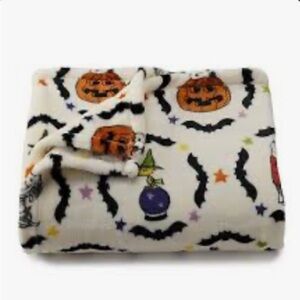 🆕Peanuts Halloween Plush Throw Blanket Snoopy 5’ x 6’